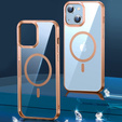 Huse pentru iPhone 14 Plus, ERBORD Hybrid MagSafe Case, de aur