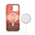 Carcasă pentru iPhone 14 Pro, cadru Kickstand, pentru MagSafe, Sunset Orange