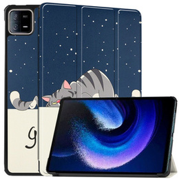 Husă pentru Xiaomi Pad 6 / 6 Pro, Smartcase, sleeping cat
