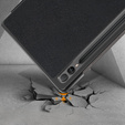 Husă pentru Samsung Galaxy Tab S9 FE+ Plus, Smartcase cu spațiu pentru stylus, negru