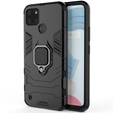 Huse pentru Realme C21Y, Kickstand Ring, negru