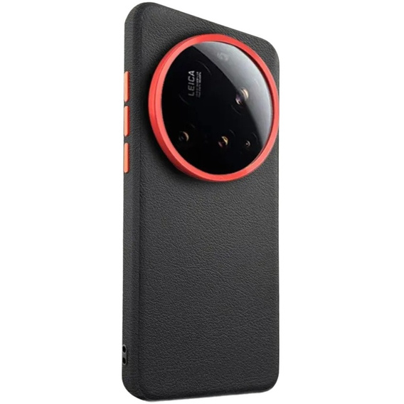 Husă din piele pentru Xiaomi 15 Ultra, leather hybrid, negru