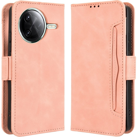 Cu clapetă pentru Xiaomi Poco F7 Ultra, Card Slot, roz