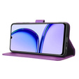 Cu clapetă pentru Realme Note 50, Wallet Smart Magnet, violet