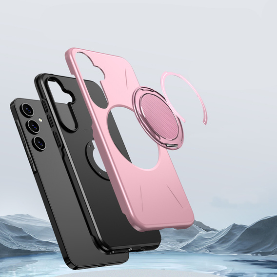 Husă MagSafe cu suport pentru Samsung Galaxy A57 5G, roz