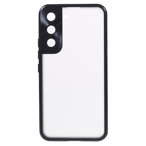 Husa pentru Samsung Galaxy S21, Magnetic Dual Glass, negru