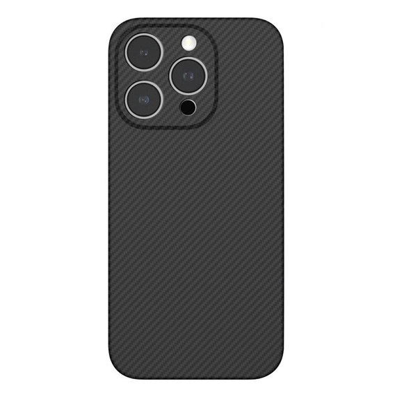 Husă pentru iPhone 15 Pro Max, Aramid Fiber Cover, negru