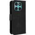 Cu clapetă pentru Motorola Edge 60 / 60 Fusion, Card Slot, negru