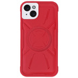 Husă pentru iPhone 15, ERBORD Armor Mag, roșu