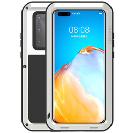 Love Mei Huse pentru Huawei P40 Pro, armored without glass, de argint