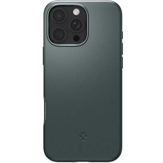 Carcasa Spigen pentru iPhone 16 Pro, Thin Fit Mag, verde + sticlă temperată 9H