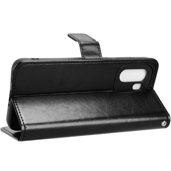 Husă tip portofel Crazy Horse pentru OnePlus 15R