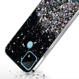 Huse pentru Realme C21Y / C25Y, Glittery, negru