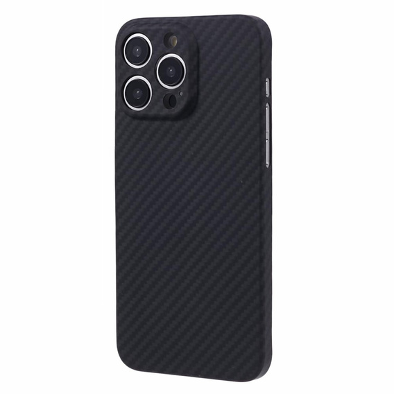 Husă pentru iPhone 15 Pro Max, Aramid Fiber Cover, negru