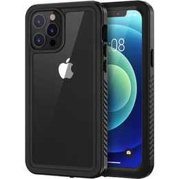 Husă impermeabilă IP68 pentru iPhone 12 Pro, negru