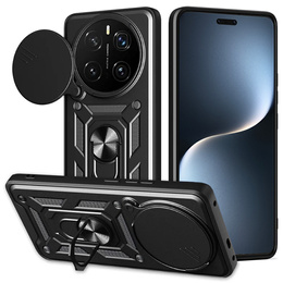 Husă blindată pentru Honor Magic 7 Pro, CamShield Slide, negru