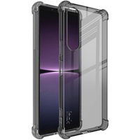 IMAK Huse pentru Sony Xperia 1 V, Dropproof, transparent / negru