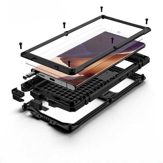 Husă blindată pentru Samsung Galaxy Note 20 Ultra, R-JUST, negru