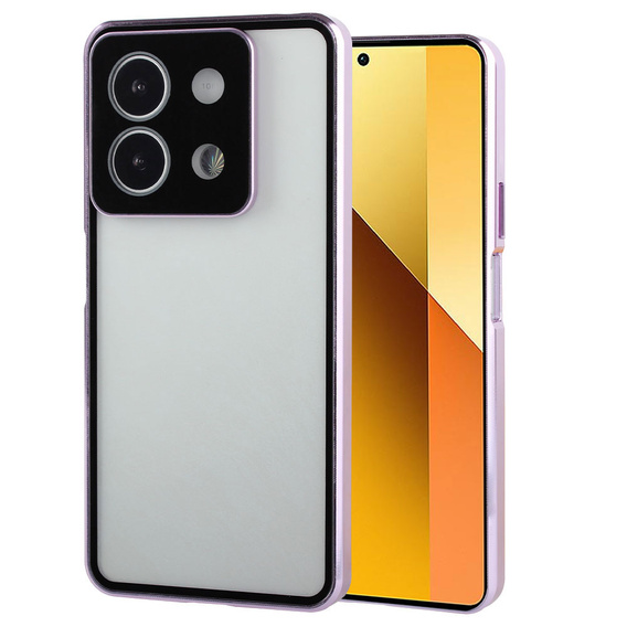 Husa pentru Xiaomi Redmi Note 13 5G, Magnetic Dual Glass, violet
