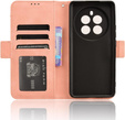 Cu clapetă pentru Realme 12+ Plus 5G, Card Slot, roz