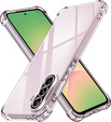 Carcasă pentru Samsung Galaxy A56, Erbord Dropproof, transparentă + Sticlă