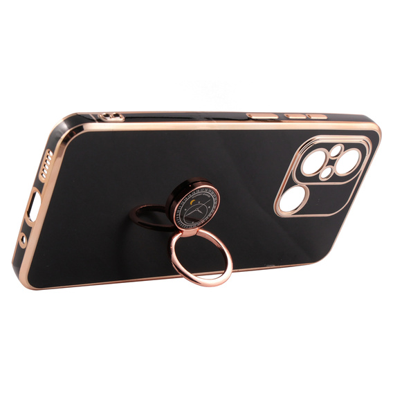 Huse pentru Xiaomi Redmi 12C, Electro Ring, negru