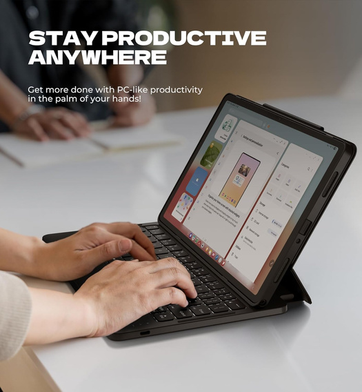 Carcasă magnetică Dexnor cu tastatură și touchpad pentru Samsung Galaxy Tab A9+