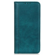 Husa cu clapetă pentru Motorola Edge 50 Pro, Split Leather, verde