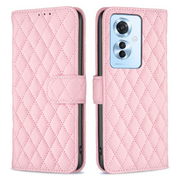 Cu clapetă pentru Oppo Reno 11F 5G, Wallet, BINFEN COLOR, roz