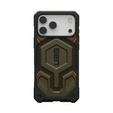 Carcasă Urban Armor Gear pentru iPhone 17 Pro Max, Monarch Pro Kevlar MagSafe, Kevlar Element Green