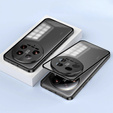 Husa pentru Xiaomi 14 Ultra, Magnetic Dual Glass, negru