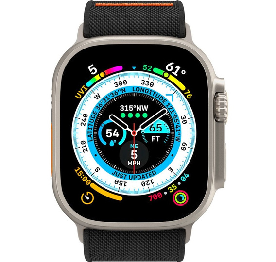 Pasek SPIGEN do Apple Watch 1/2/3/4/5/6/7/8/SE/Ultra 42/44/45/49MM, Fit Lite Ultra, Czarny