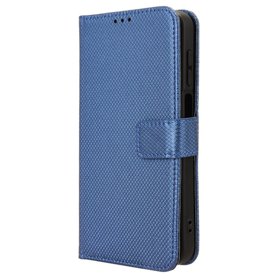 Cu clapetă pentru Samsung Galaxy M15 5G, Wallet Smart Magnet, albastru