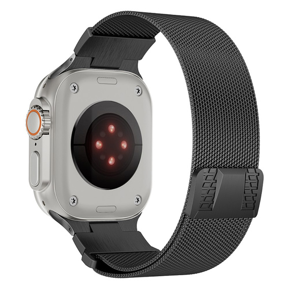 Bransoleta do Apple Watch 1/2/3/4/5/6/7/8/SE/ULTRA 42/44/45/49 MM, Czarna