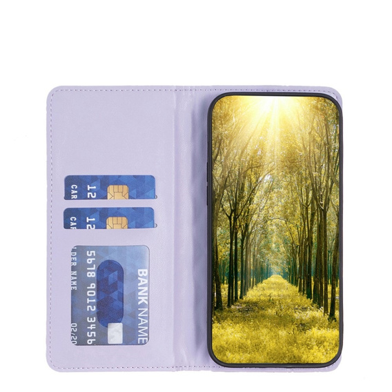 Cu clapetă pentru Xiaomi Redmi Note 13 Pro+, Wallet, BINFEN COLOR, violet