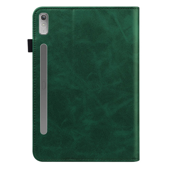 Husă pentru Lenovo Tab P11 Pro Gen 2 TB132FU TB132XU 11.2", Classic, cu spațiu pentru stylus, verde