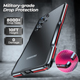 Husa LUPHIE pentru Samsung Galaxy S25 Ultra, Armor Bumper, negru