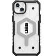 Urban Armor Gear Huse pentru iPhone 15 Plus, Pathfinder MagSafe, transparent / negru