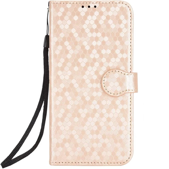 Husa cu clapetă pentru Xiaomi Redmi A5, Wallet Rhombus, roz