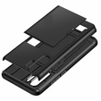 Huse pentru Huawei P30 Pro, Sliding Card Holder, negru