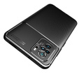 Huse pentru Xiaomi Redmi Note 10/10S, Carbon Gel, negru