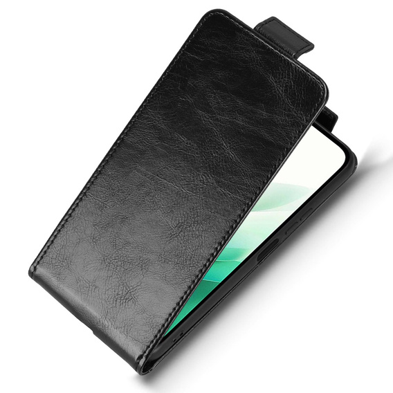 Carcasă flip pentru Xiaomi Redmi 15 5G / 4G, carcasă flip, negru