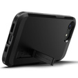 Carcasa Spigen pentru iPhone 16E, Tough Armor Mag MagSafe, negru + 9H Tempered Glass
