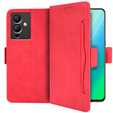 Cu clapetă pentru Infinix Note 12 5G, Card Slot, roșu