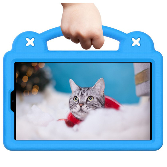 Husă pentru copii pentru Samsung Galaxy Tab A7 Lite 8.7 T220/T225, Cute Patterns, cu suport, albastru