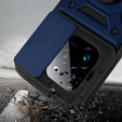 Husă blindată pentru Realme GT 7 Pro, CamShield Slide, albastru
