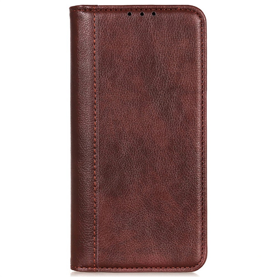 Husa cu clapetă pentru Xiaomi 15 Ultra, Split Leather, maro