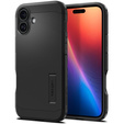 Carcasa Spigen pentru iPhone 16 Plus, Tough Armor Mag MagSafe, negru + 9H Tempered Glass