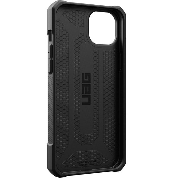 Carcasă Urban Armor Gear pentru iPhone 15 Plus, Monarch, carbon negru