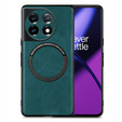 Huse pentru OnePlus 11 5G, Leather Hybrid MagSafe, verde